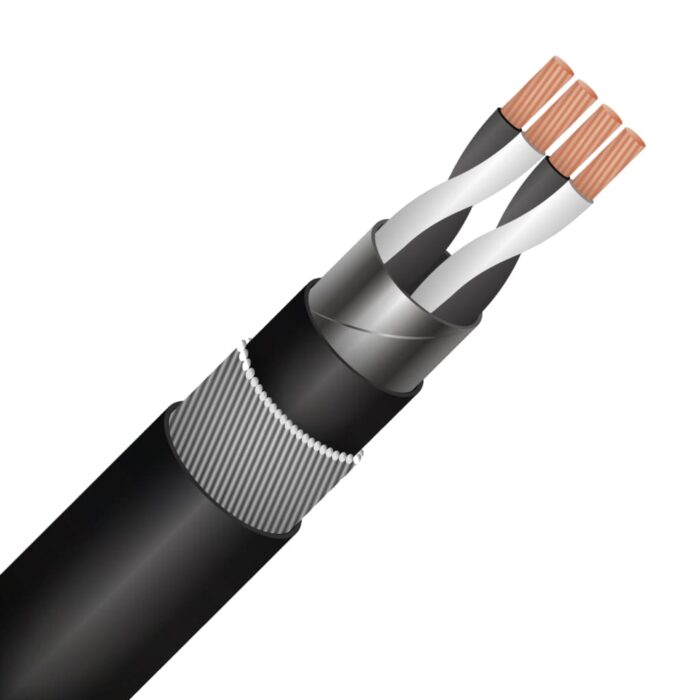 RE-2Y(St)Y-SWA-Y blindage global armure PE/PVC noir Cca s3d2a3 4X2X1,3 (1000m) (ref:RE3F4P1,3N-CCA B 1000) – Image 1