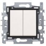 POUSSOIR 2X NO BLANC bornes auto (ref:101-65008)