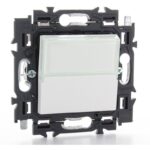 Valena Next poussoir porte-étiquette 6A appareil complet blanc à griffes (ref:741550)