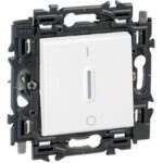 Valena Next inter bipolaire à voyant 16AX appareil complet blanc à griffes (ref:741544)