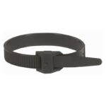 Collier Colson - long. 185 mm larg. 9 mm - noir - protégé UV (Pack de 100)  (ref:31913)