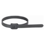 Collier Colson - long. 357 mm larg. 9 mm - noir - protégé UV (Pack de 100)  (ref:31919)