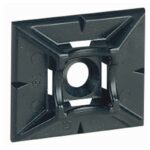 Embase adhésive noire colliers Colring larg. 4,6 mm (Pack de 100)  (ref:32067)