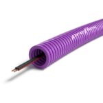 Preflex tube précâblé 16mm + câble haut-parleur LS 2x2,5mm² rouleau 100m (100m) (ref:TFLEXLS2X2,5 R 100)