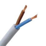 VTLB H03VV-F câble de raccordement PVC souple 300V gris 2X0,75mm² (100m) (ref:VTLB2X0,75G R 100)