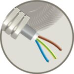 Elflex tube précâblé 20mm + câble d'installation XVB 3G2,5mm² (100m) (ref:ELFLEXXVB3G2,5 R 100)