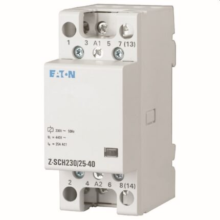 Contacteur 25A-4P-230V-AUTO-4NO (ref:ZSCH2302540)