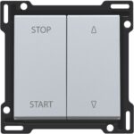 Manette pour interrupteur pour volets 10A 250V AC, sterling (ref:121-65905)