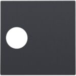 Enjoliveur pour connection coax simple, anthracite (ref:122-69101)