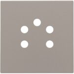 Enjoliveur téléphonie 5 pôles, bronze (ref:123-69001)