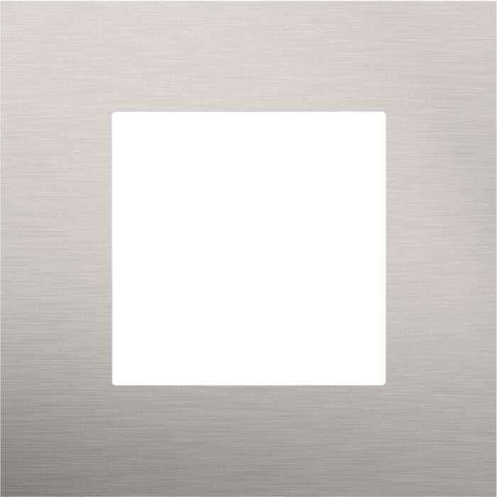 Plaque de recouvrement (60mm) simple, inox anthracite (ref:150-76100) – Image 1