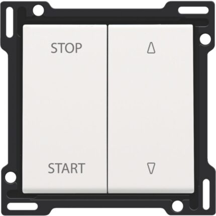 Manette pour interrupteur pour volets 10A 250V AC, BLANC steel (ref:154-65905)