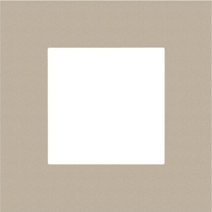 Plaque de recouvrement (60mm) simple, champagne mat (ref:157-76100)