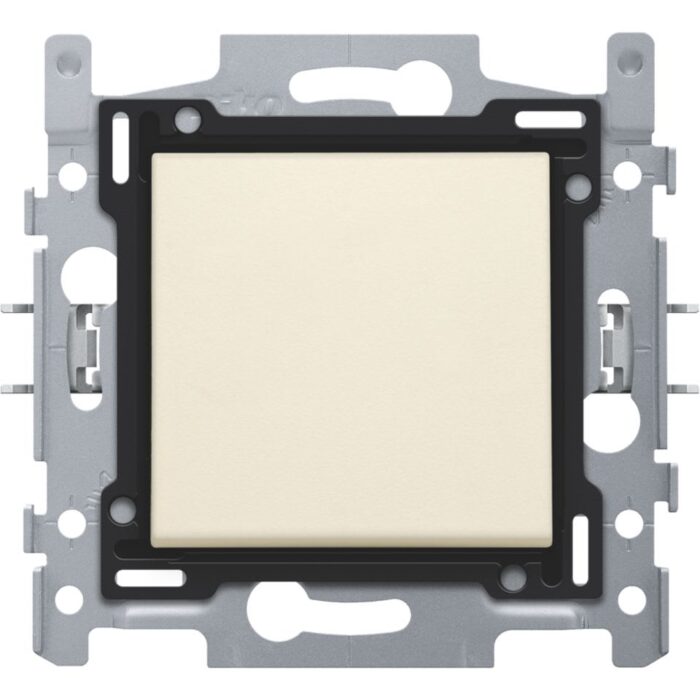 Interrupteur va-et-vient bipolaire 10A 250V AC, crème (ref:100-62200) – Image 1