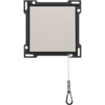 Plaque centrale pour interrupteur à tirage 16A 250V AC, gris clair (ref:102-63606)