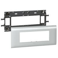Support DLP alu 6 mod cv. 85mm Mosaic triple (ref:11216)