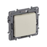 Niloé inverseur 10AX 250V crème à griffes (ref:664604)