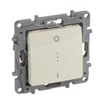 Niloé interrupteur bipolaire à voyant 20AX 250V crème à griffes (ref:664618)