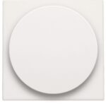 Plaque centrale pour variateur à bouton rotatif universel, blanc (ref:101-31003)