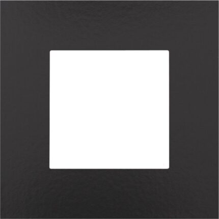 Plaque simple, entraxe 60mm, piano NOIR (ref:200-76100)
