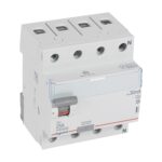 Disjoncteur Interrupteur différentiel TX³ 4P 30mA 25A Type A - 4 modules (ref:411931)