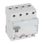 Disjoncteur Interrupteur différentiel TX³ 4P 30mA 40A Type A - 4 modules (ref:411932)