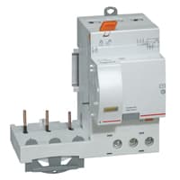 Bloc différentiel DX³ 3P 30mA 63A Type A - 3 modules (ref:410480)