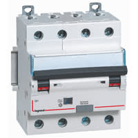Disjoncteur différentiel DX³ 4P 300mA C16 A 6000A/10kA - 4 modules (ref:411239)