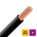 VOB H07V-R fil PVC câblé 750V Eca 70°C noir 16mm² (100m) (ref:V0B16N-ECA R 100)