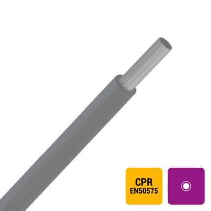 VOBst H07V-KT fil PVC souple étamé Eupen 750V Eca 70°C gris 1,5mm² (100m) (ref:V0BST1,5G-ECA R 100)