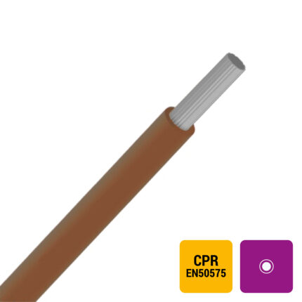 VTBst H05V-KT fil PVC souple étamé Eupen 500V Eca 60°C brun 0,75mm² (100m) (ref:VTBST0,75M-ECA R 100)