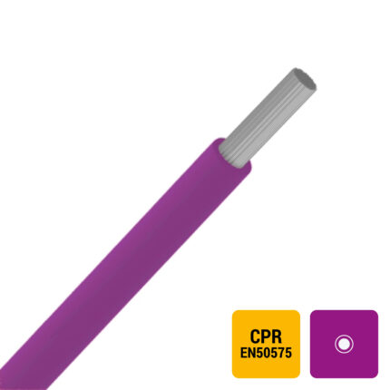 VTBst H05V-KT fil PVC souple étamé Eupen 500V Eca 60°C violet 0,75mm² (100m) (ref:VTBST0,75VI-ECA R 100)