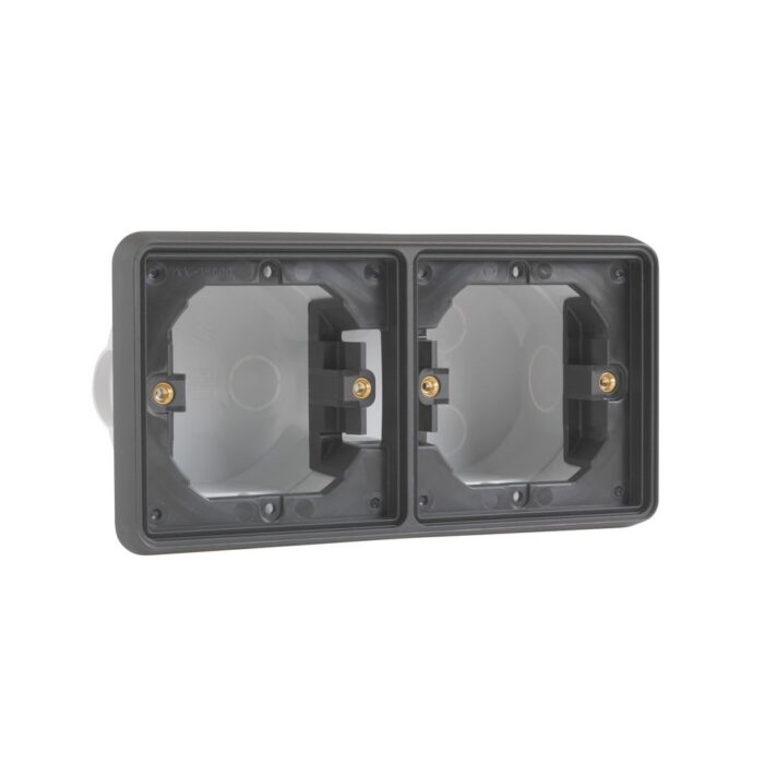 New Hydro cadre encastr 2x horizontaal (ref:761-75000) – Image 1