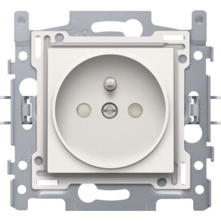 PRISE 2P+T SECUR. BLANC bornes auto (ref:101-66105)