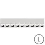 Repère Mémocab - lettre L noir sur fond blanc - 2,3 mm (Pack de 240)  (ref:37837)