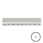 Repère Mémocab - signe - noir sur fond blanc - 2,3 mm (Pack de 240)  (ref:37957)